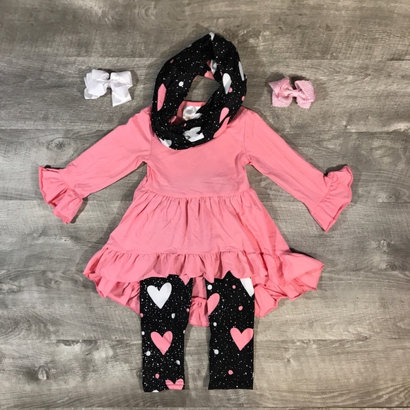 Other - New boutique Valentine’s Day 3 piece outfit